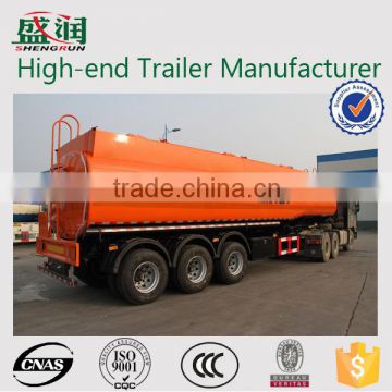 shengrun best selling fule tanker semi trailer / carbon steel oil transport semi trailer