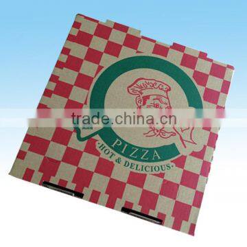 Brown cheap strong pizza box with good design