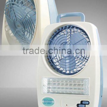 Factory Price HK-669 Rechargeable Emergency Fan with Light