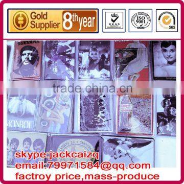 tin signs mobil (factory price) moq:100pcs