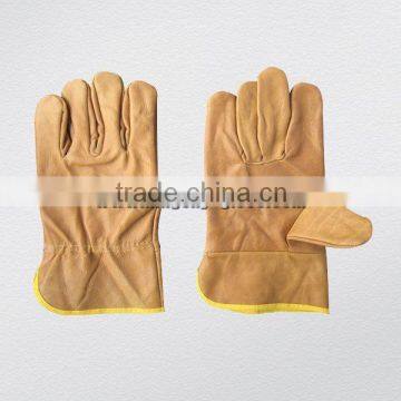 Dark color furniture leather driver working glove