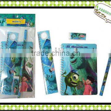 plastic ruler , protractor , pencil ,eraser in plastic Stationery case