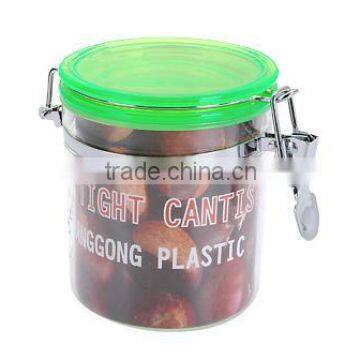700ML Round Plastic Food Airtight Canister