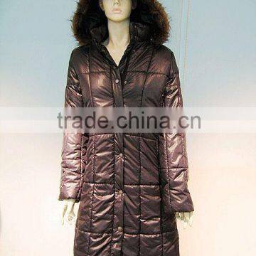 ladies long fashion jacket (parka, lady's parka)