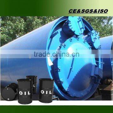 2016 High quality 10 tons waste plastic pyrolysis plant with improved technology