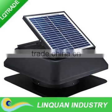 12 inch solar powered exhaust fan with solar battery system