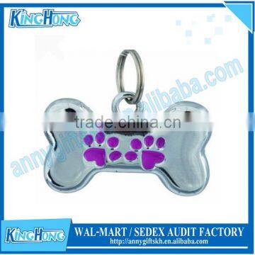 Name Stainless Steel china bone shape Pet Tag