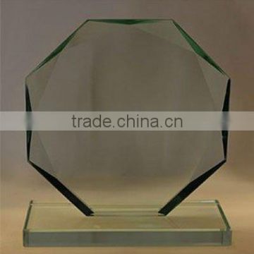 jade glass trophy award for custom gift