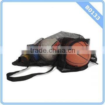 Mesh Ball Bag With Shoulder Strap. 30 x 40 Inches with Drawstring Closure