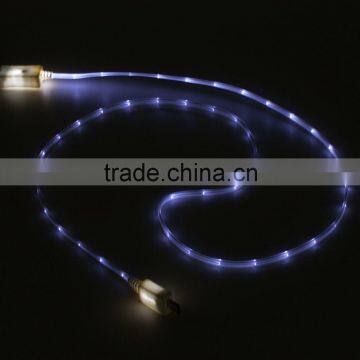 light up promotion led charging cable