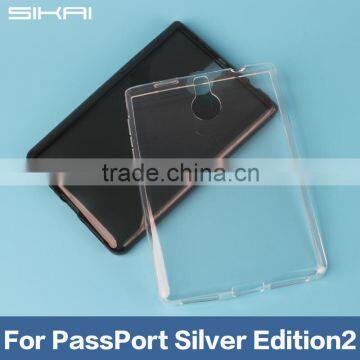 Clear Thin TPU PC Case for Blackberry Passport2