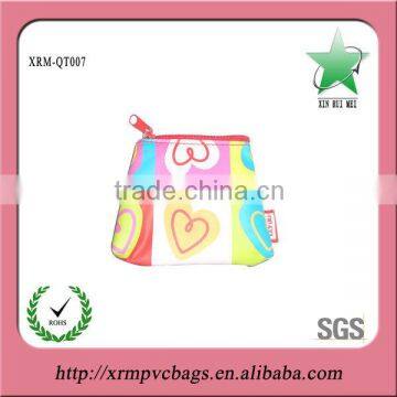Full printing small zipper coins bag