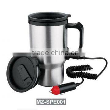 Stainless steel electric heater mug MZ-SPE001 electrial haeting mug