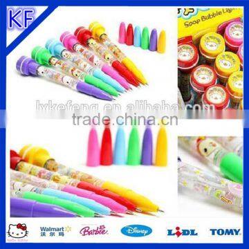 Colorful plastic kids self inking stamp pen