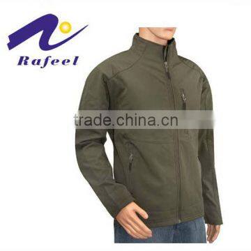 army green men jacket zip