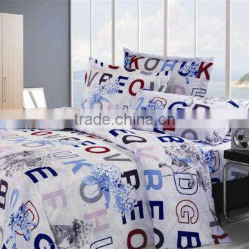 100% polyester dobby soften bedding set/ appearance retention/nantong home textile