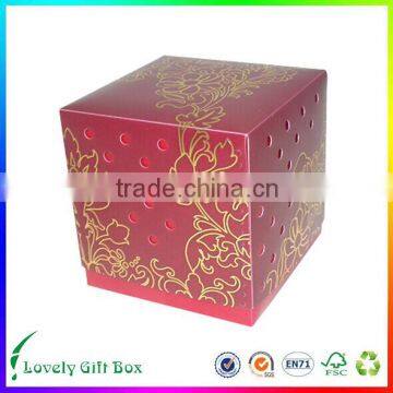 fancy paper gift boxes for candles custom candle gift box