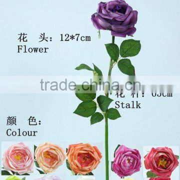 cartificial PU real touch wedding flower Rose