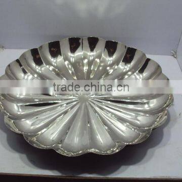 Aluminium Round Curly Dish