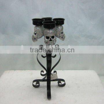 Halloween skull candle holder for t-light