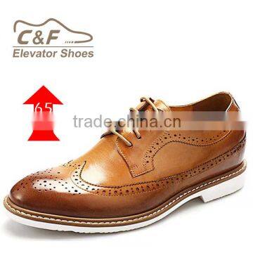 Wholesale leather height increasing shoes men