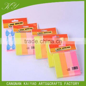 Customized Reminder Function 4pcs Colored Fancy Sticky Notes photo-4