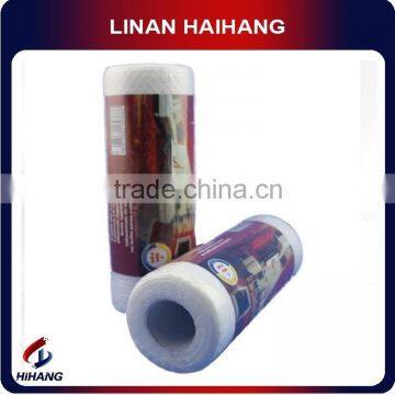 China wholesale high quality spunlace meshed, spunlace 4 mesh static roll wipes