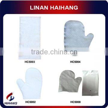 China manufacture needle punched nonwoven rectangle disposable glove
