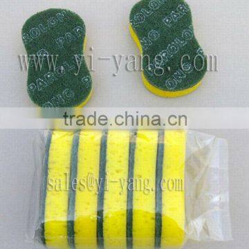 coral sponge scouring pad,cleaning sponge