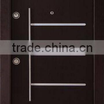 High Quality Bullet Proof Security Door Designs Armored Wood Composite Door Exterior Gates photo-6