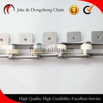 Zhejiang Yongkang Food Manufacture Line Machinery Parts Plastic Roller Inox Conveyor Chains With U Type Attachments photo-3