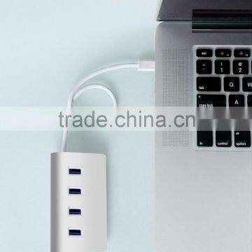 Usb 3.1 interface type hotsell 4 port fine usb 3.0 hub and CE/ROHS/FCC certification usb hub manufacturers