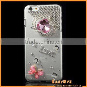 Luxury Crystal Diamond Rhinestone Bling Hard Cover Case For Apple iPhone 6 plus