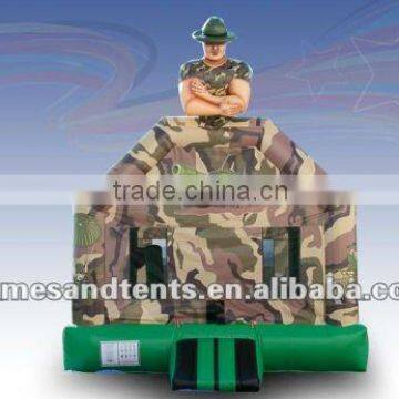 Army Bouncy Castle, Inflatable Castle A1090