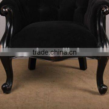 Popular Single Seater Wood Fabric Folding Chair Single Seater Sofa Chairs photo-4