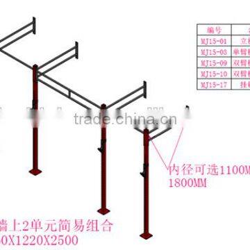 Power rack BWR003 Two units to nails wall