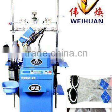 3.5 inch single cylinder five-toes socks hosiery machine (WH-6F-A4)