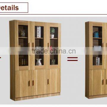 Wooden Round Bookshelf