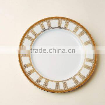 Simple and popular gold design of dinner set