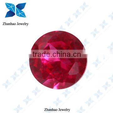 small size synthetic wholesale round ruby