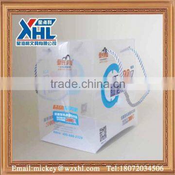 Transparent Flow pp Gift Bag (with Rope Handle for Drink )