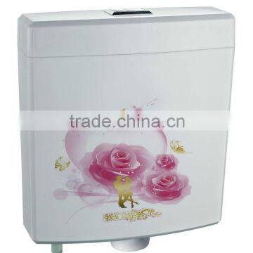 Dual plastic toilet cistern AC-801
