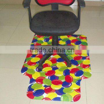 Printing office chair mat