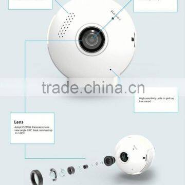 WiFi Fisheye Cloud Smart Bulb 360 Camera Fisheye With Two-way Audio and 128G Recording Feature photo-3
