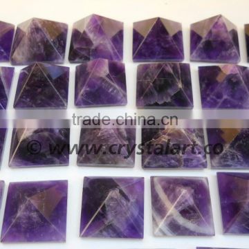 HIGH GRADED AMETHESE AGATE SMALL PYRAMID