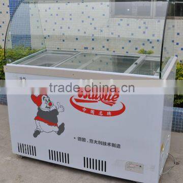 ice cream chest freezer (with arc glass)