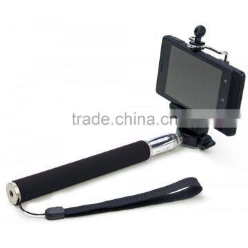 flexible monopod wireless cell phone selfie stick for IOS android