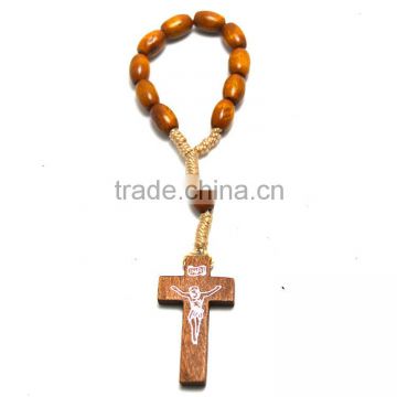 Catholic cording rosary,Beaded Necklace ,cording religious christmas decorations