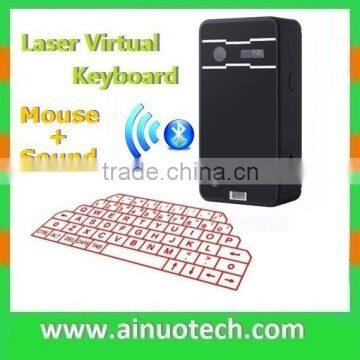 Best Laser Virtual Keyboard Bluetooth Projection Layout for Mobile Phone and Tablet PC with Mouse Sound Fuction