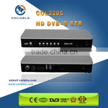 Digital Cable TV Set Top Box, HD DVB-C Set Top Box, TV converter COL3205